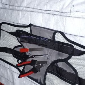 Dog Grooming Hammock with O rings and grooming supplies. New!!